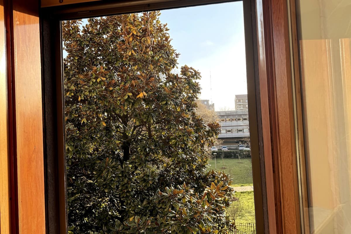Terrazzo e vista sul verde di Dimora Cabiria